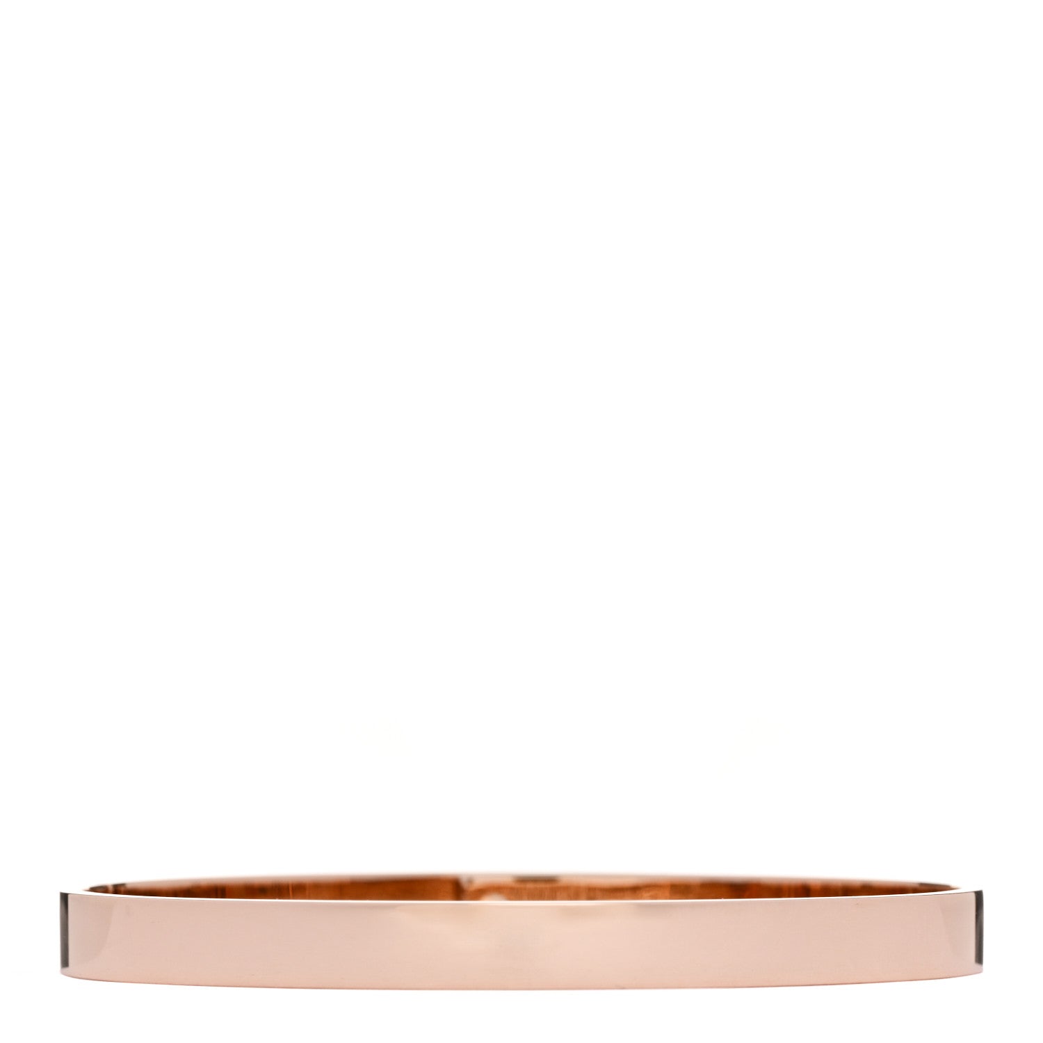 Hermes 18K Rose Gold Diamond PM Kelly Pave Bracelet ST 2 of 4