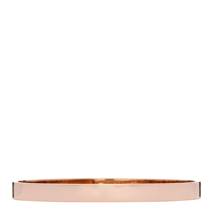 Hermes 18K Rose Gold Diamond PM Kelly Pave Bracelet ST 2 of 4