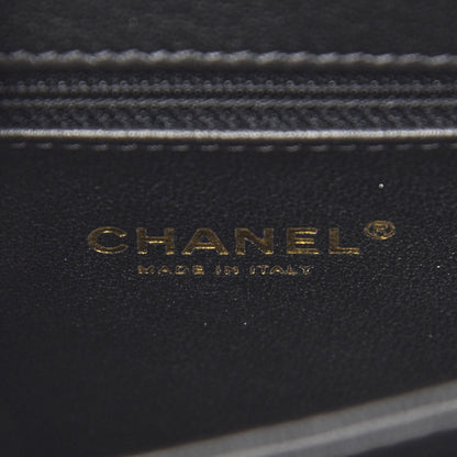 Chanel Sheepskin Quilted Beauty Lock Flap Black 6 of 10