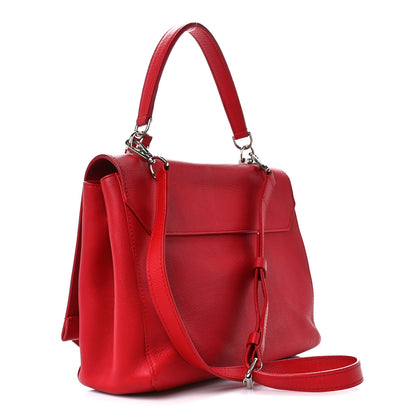 Louis Vuitton Soft Calfskin Lockme II Top Handle Rubis 3 of 18