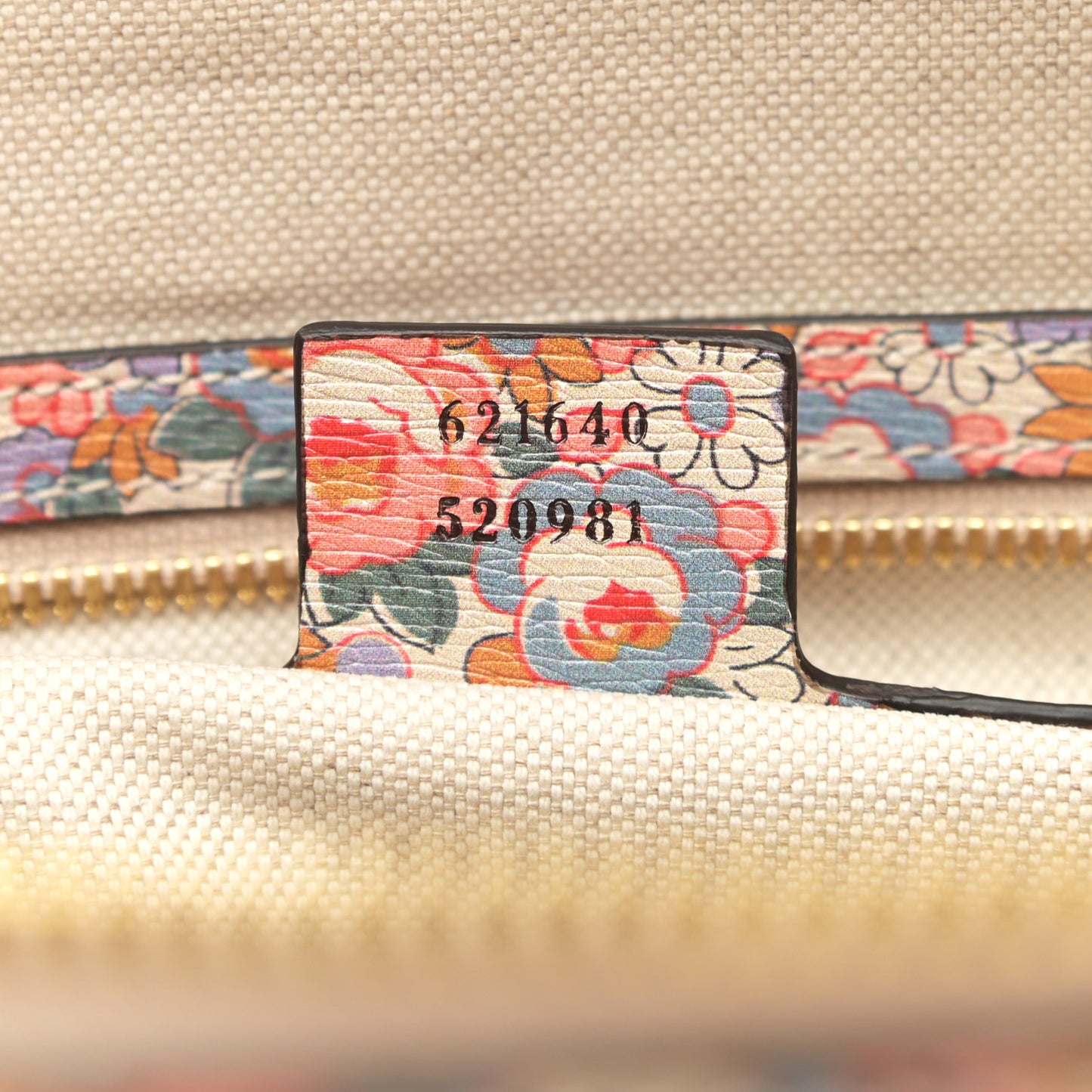X LIBERTY OF LONDON Calfskin Floral Fawn Print Horsebit 1955 Duffle Bag Perfect Pink Ivory