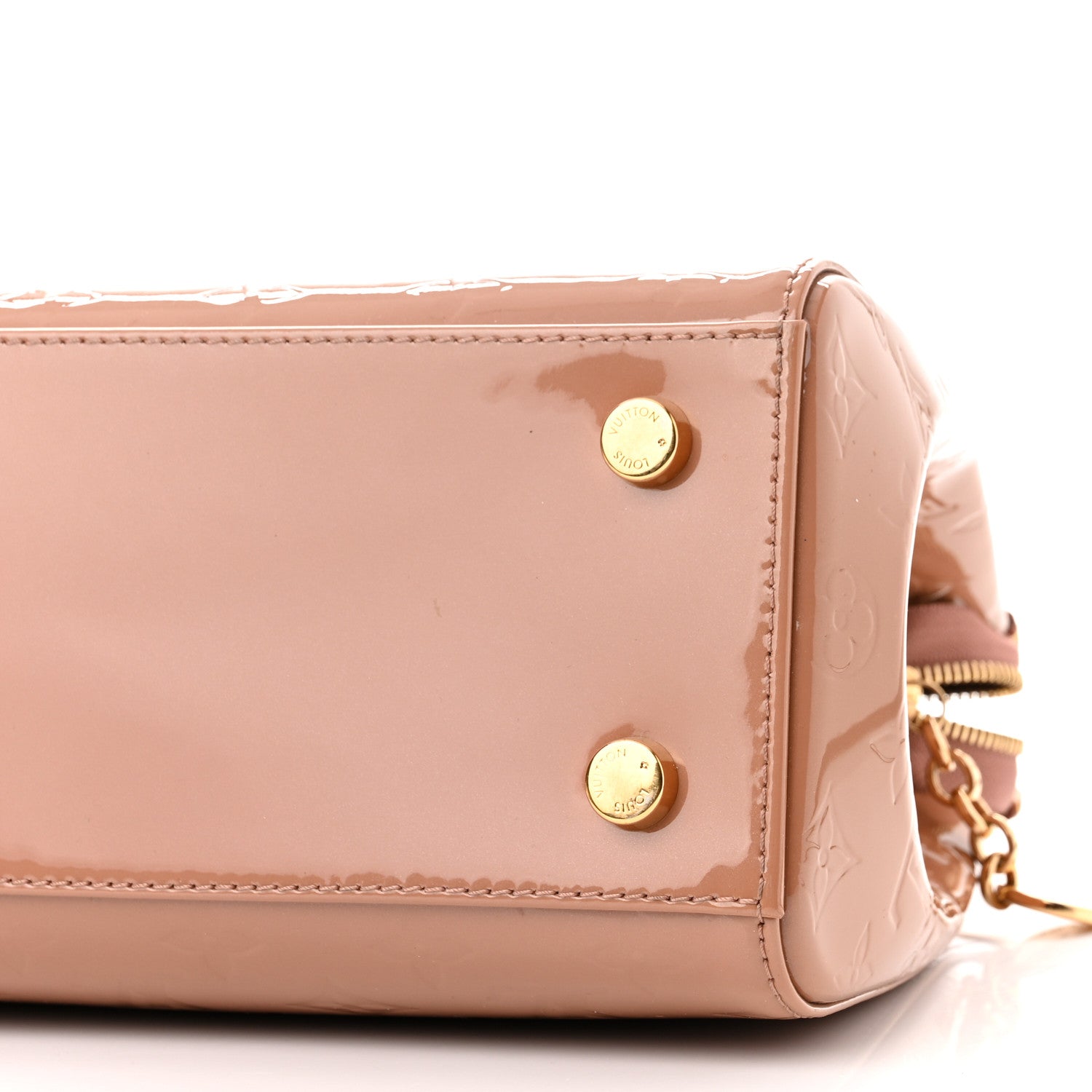 Louis Vuitton Vernis Brea MM Rose Velours 9 of 9