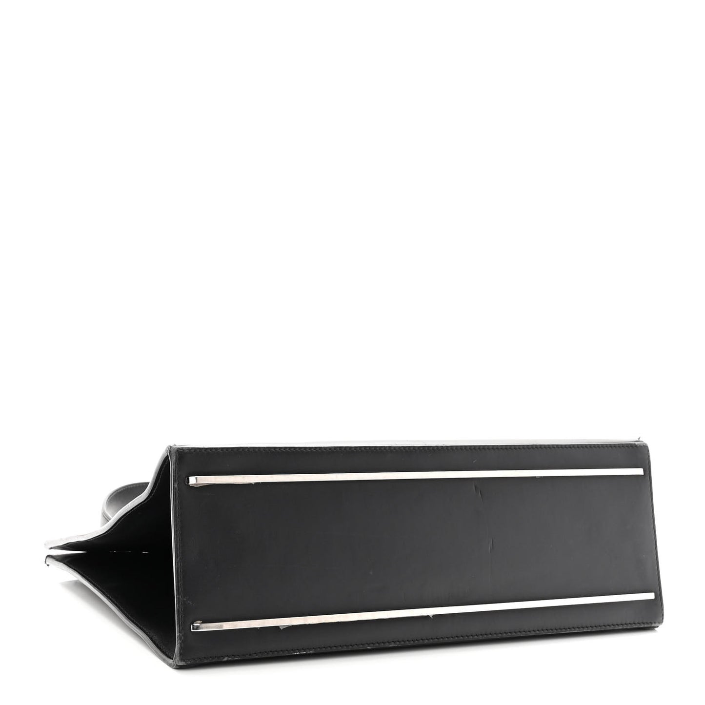 Calfskin Le Dix Soft Cabas M Shoulder Bag Black