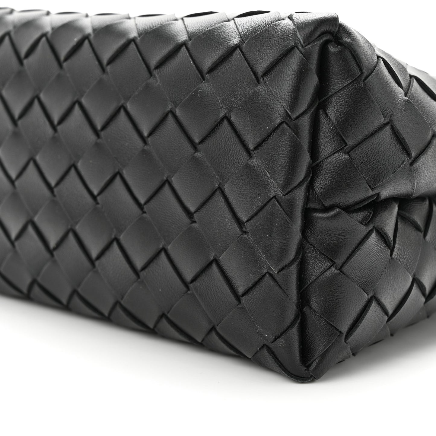 Nappa Intrecciato Small Andiamo Shoulder Bag Black