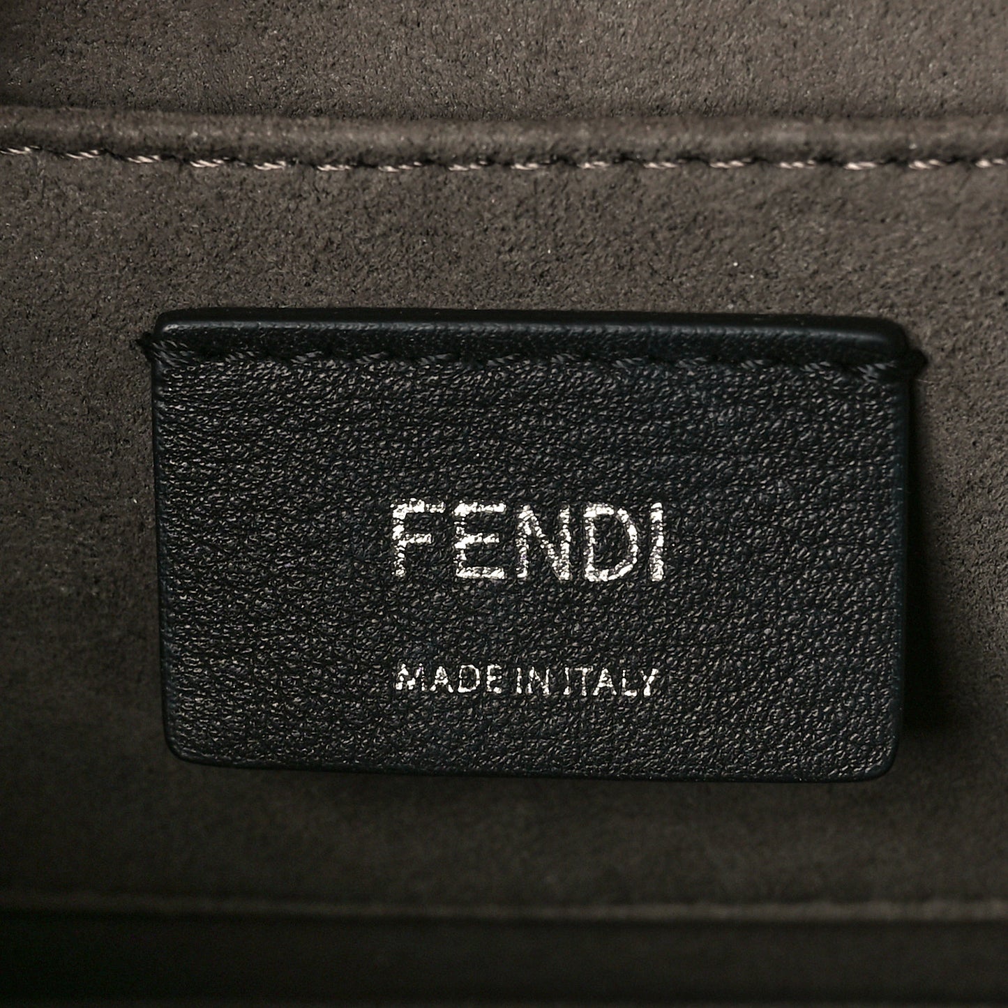 Raffia Vitello Century F is Fendi FF Embroidered Fringe Small Kan I Shoulder Bag Natural Black