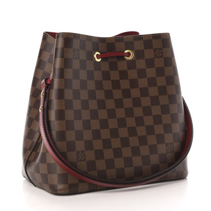 Louis Vuitton Damier Ebene Neonoe MM Cherry Berry 3 of 10
