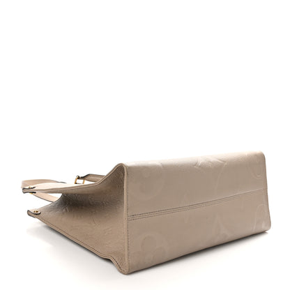 Louis Vuitton Empreinte Monogram Giant Onthego MM Tourterelle 4 of 9