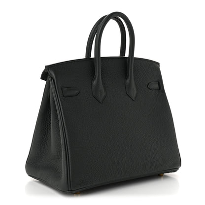 Hermes Togo Birkin 25 Vert Fonce 3 of 10