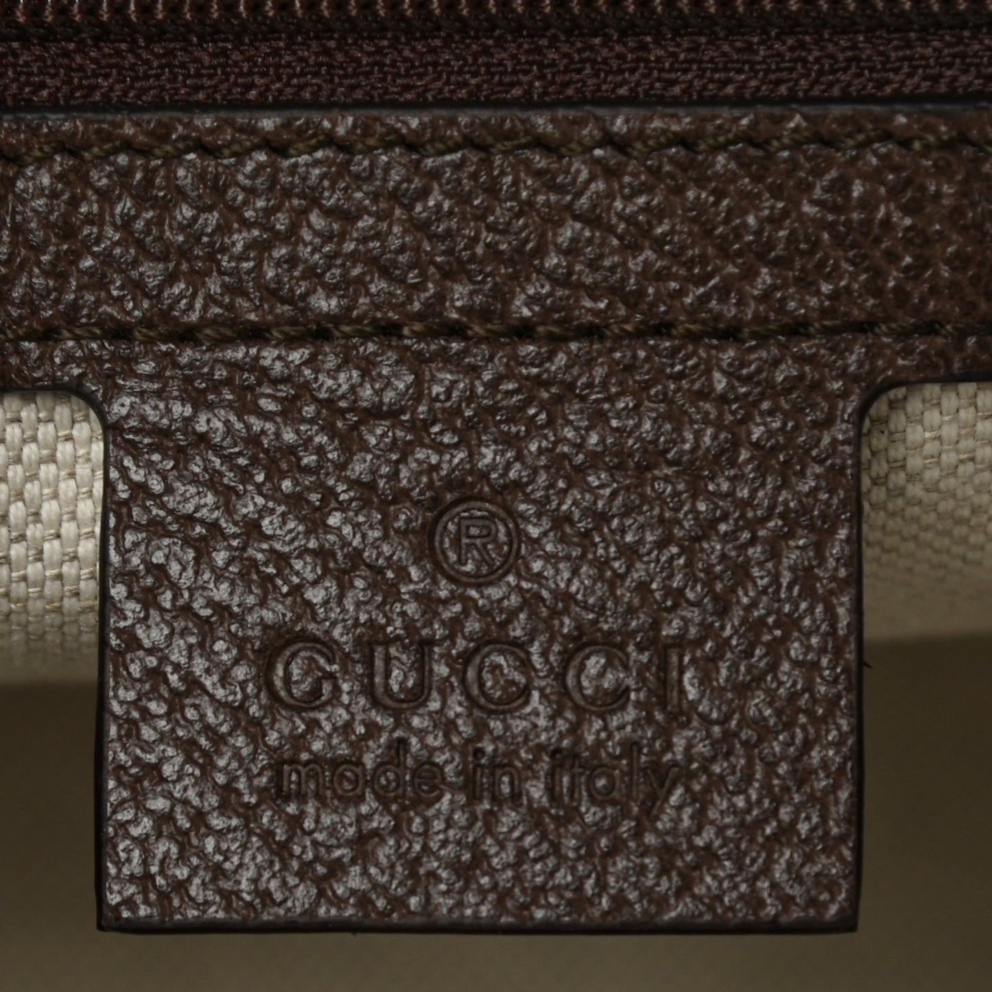 GG Supreme Monogram Web Ophidia GG Toiletry Case Beige New Acero