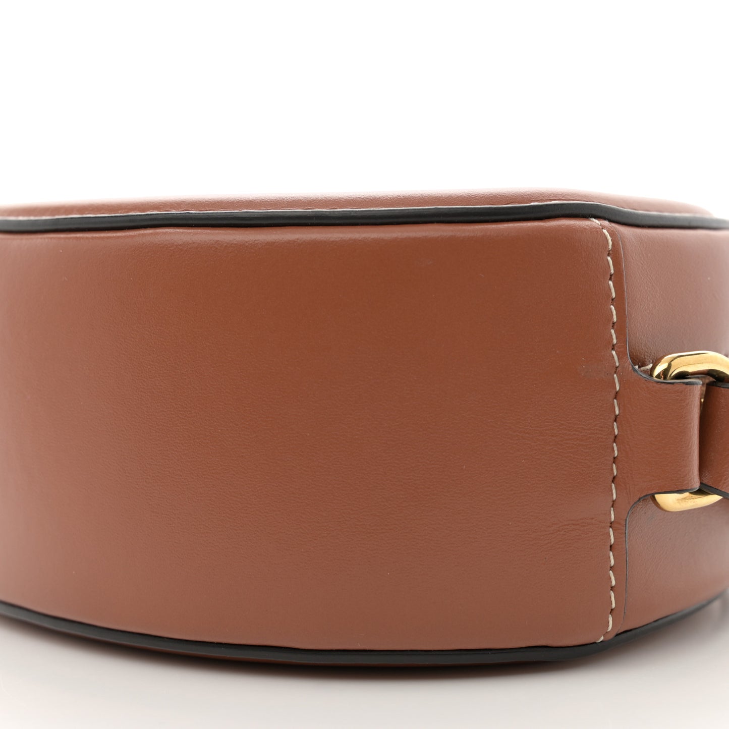 Smooth Calfskin Cuir Triomphe Oval Bag Tan