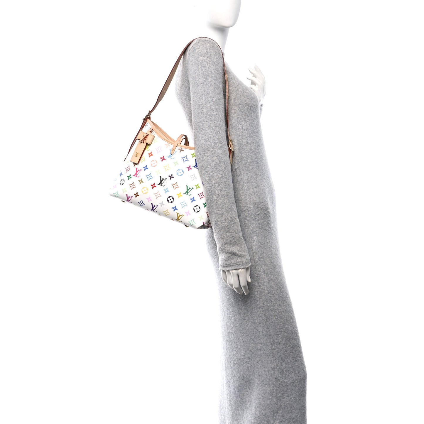 LV X TM Monogram Multicolor CarryAll PM White