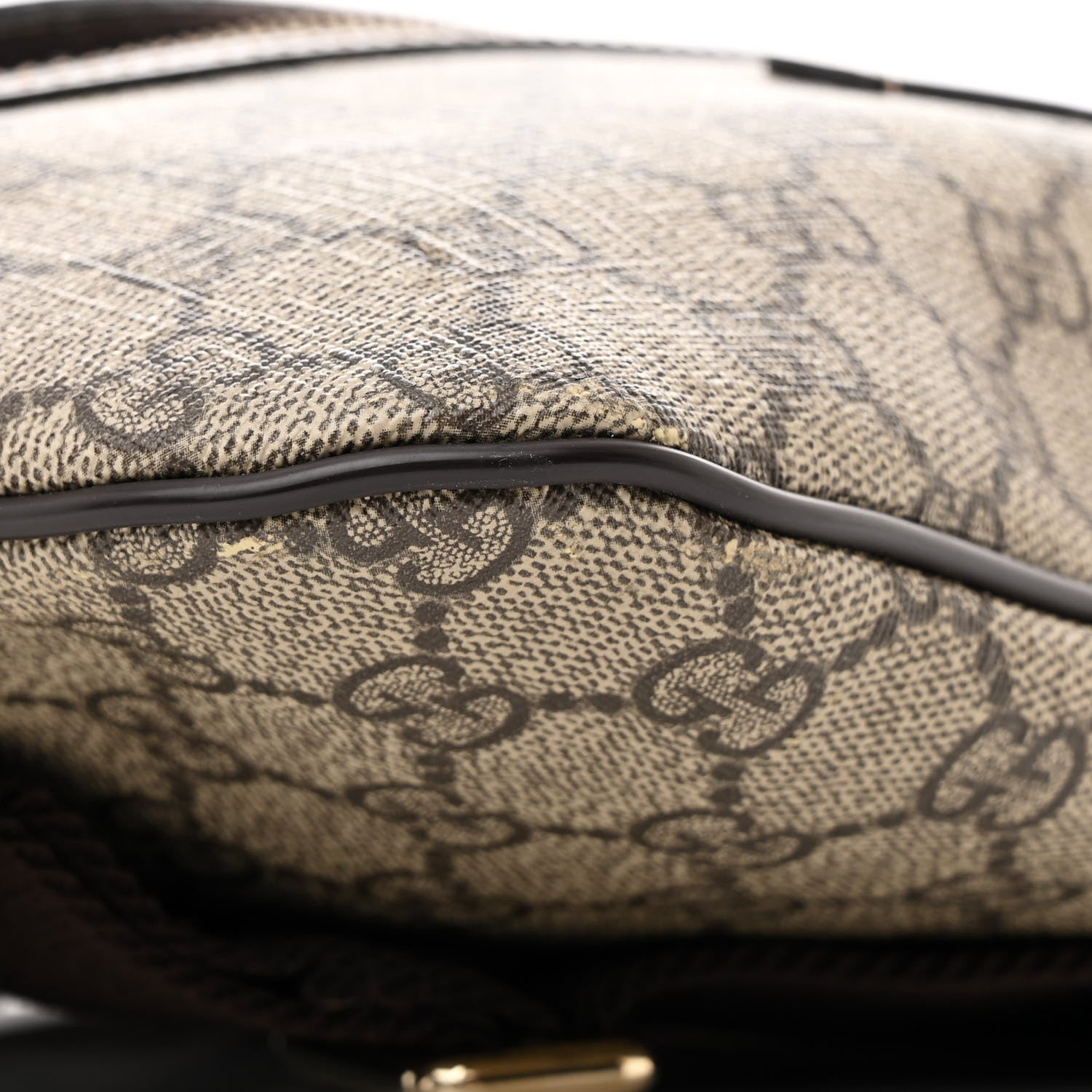 Gucci GG Supreme Monogram Belt Bag Dark Brown 9 of 14