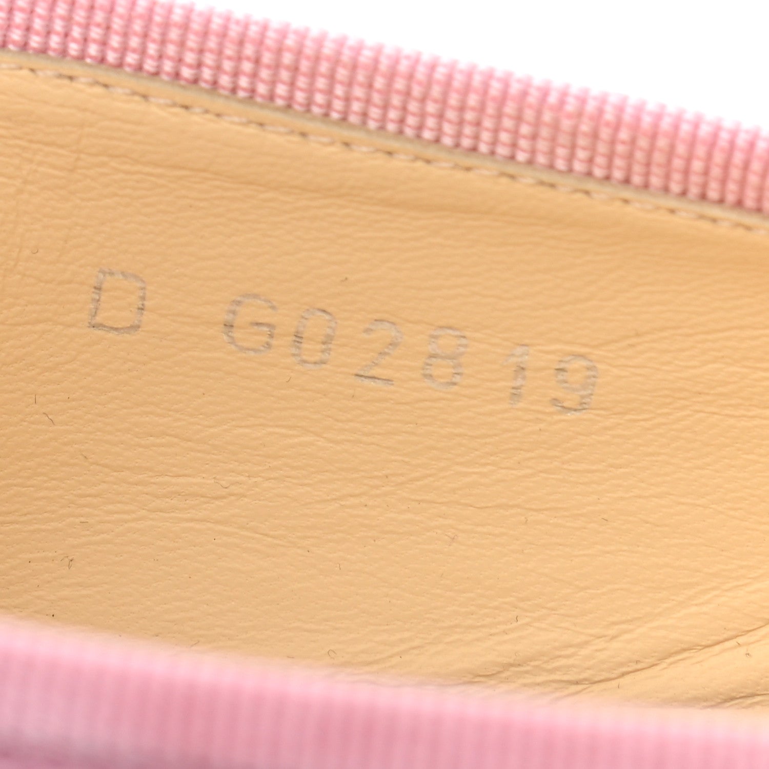 Chanel Iridescent Fabric Lambskin Cap Toe Ballerina Flats 36 Pink Light Grey 8 of 9