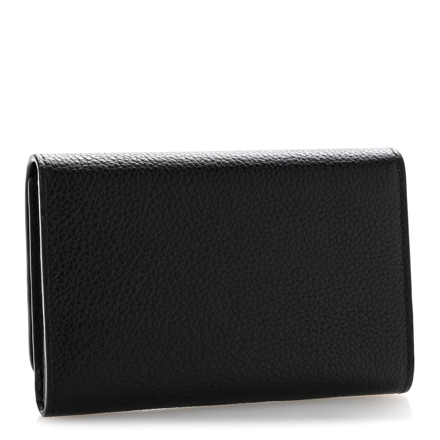 Mulberry Small Classic Grain Medium Continental French Wallet Black 3 of 10