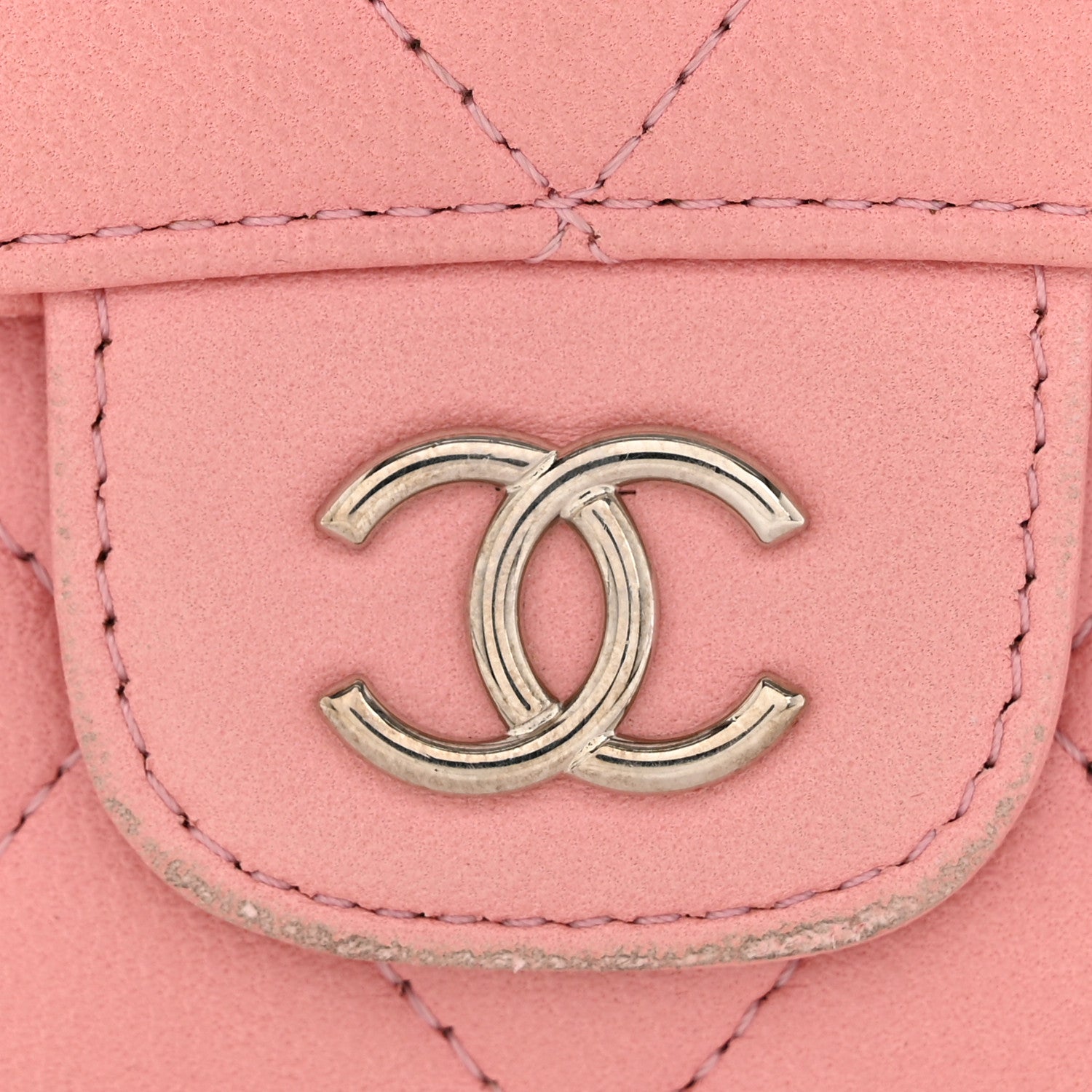Chanel Lambskin Quilted Large Flap Wallet Pink 13 of 15