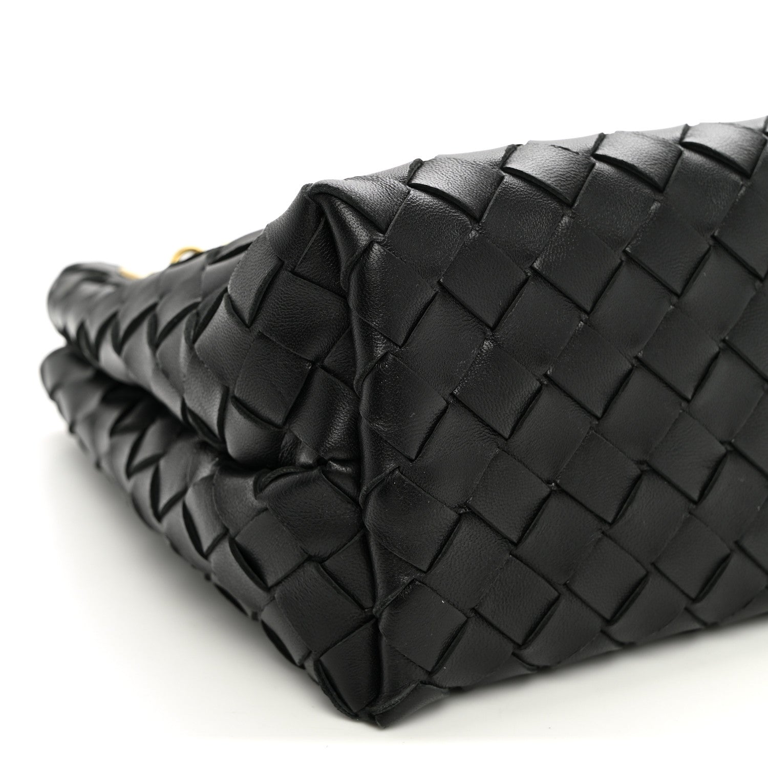 Bottega Veneta Nappa Intrecciato Small Andiamo Shoulder Bag Black 7 of 8