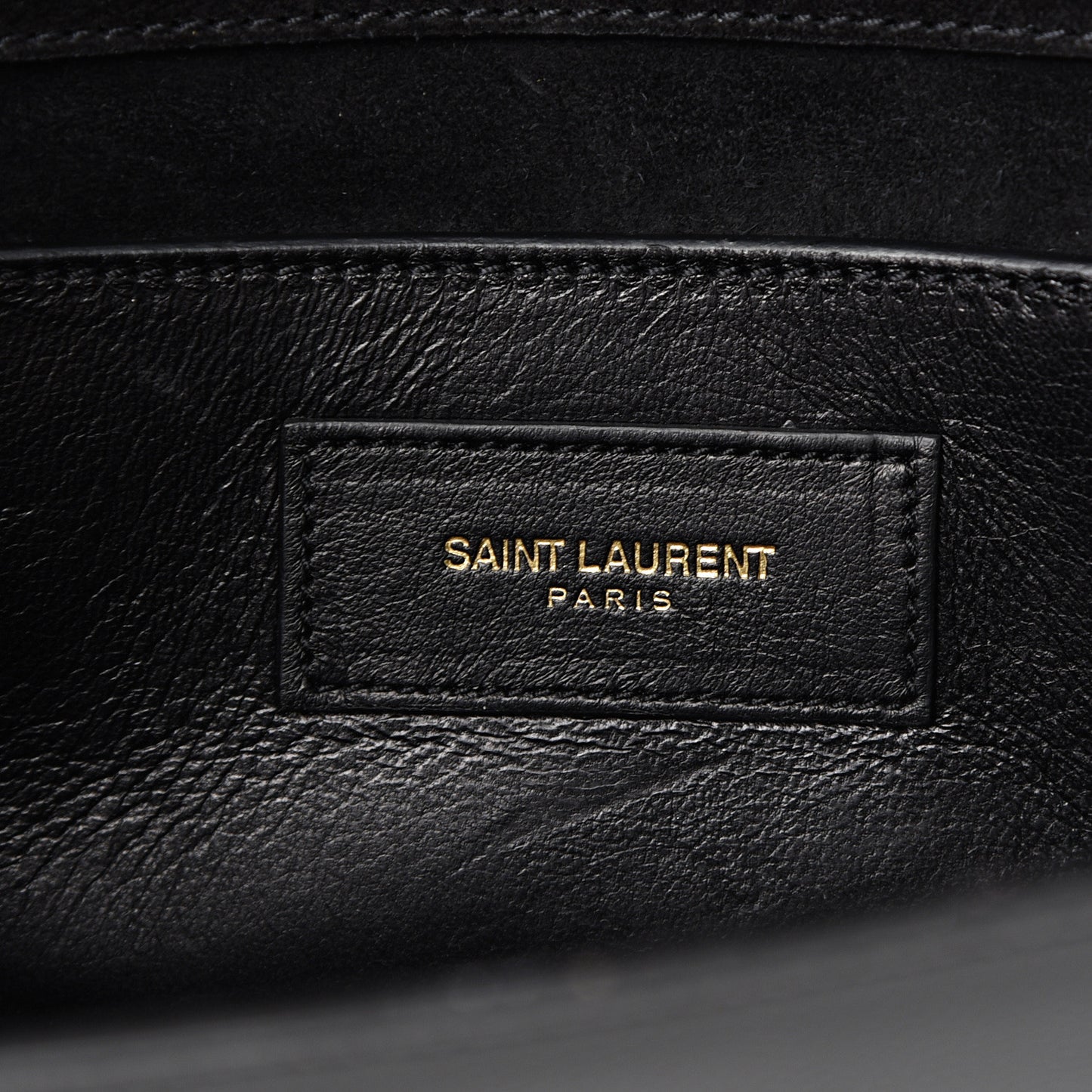 Grain De Poudre Monogram Cassandre Clutch Black
