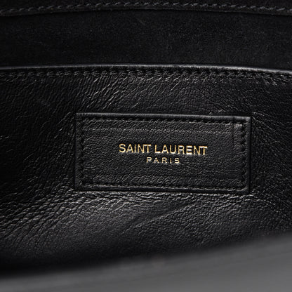 Saint Laurent Grain De Poudre Monogram Cassandre Clutch Black 5 of 9