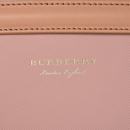 Burberry Trench Calfskin Medium Zip Lock Pouch Ash Rose Pale Clementine 8 of 10