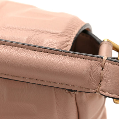 Fendi Nappa FF 1974 Embossed Baguette Rosa Bourbon 13 of 13