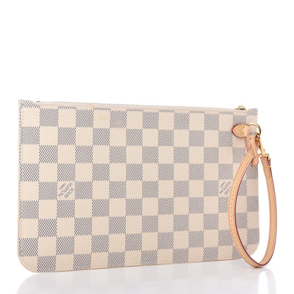Louis Vuitton Damier Azur Neverfull MM GM Pochette 3 of 6