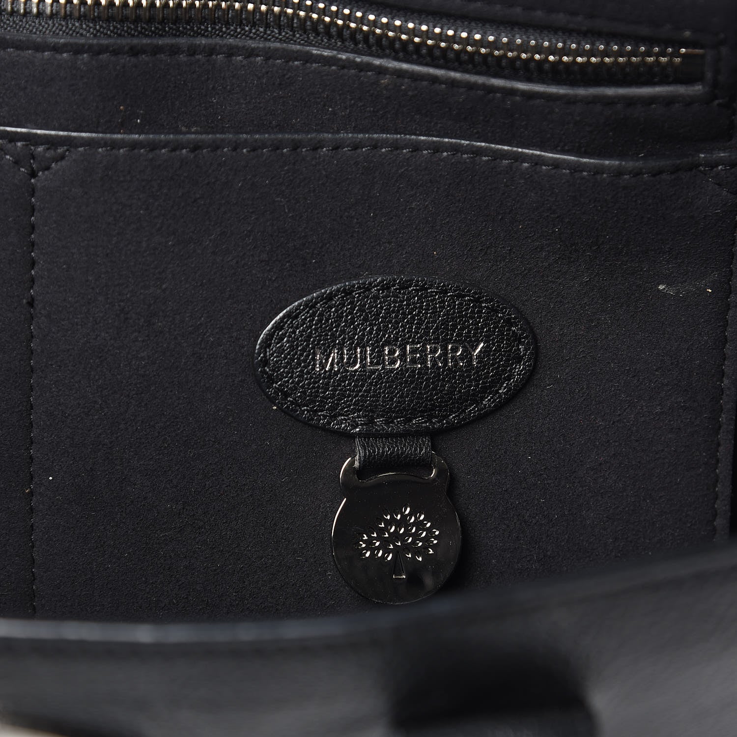 Mulberry Natural Leather Bayswater Black 6 of 15