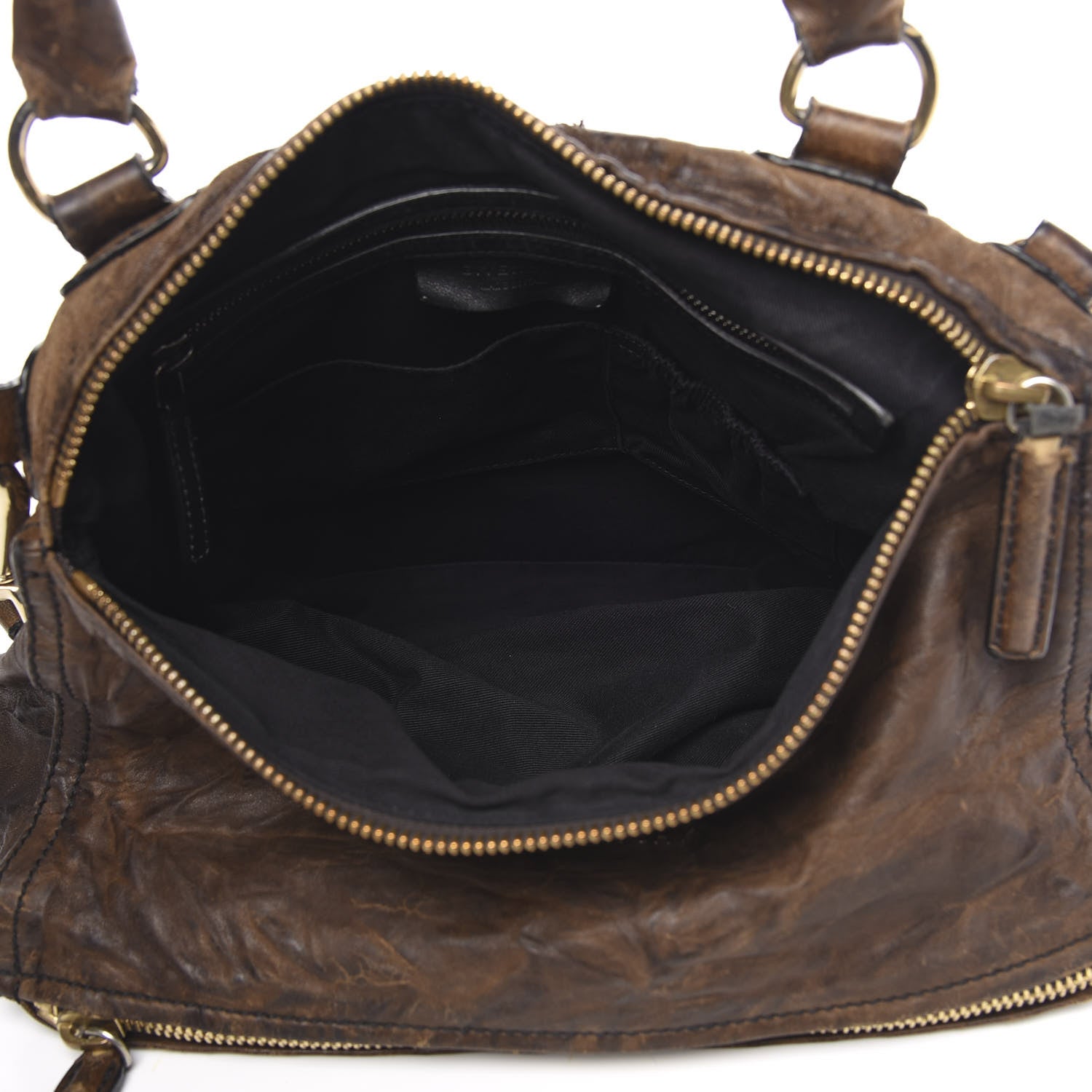 Givenchy Tumbled Sheepskin Medium Pandora Charcoal 5 of 16