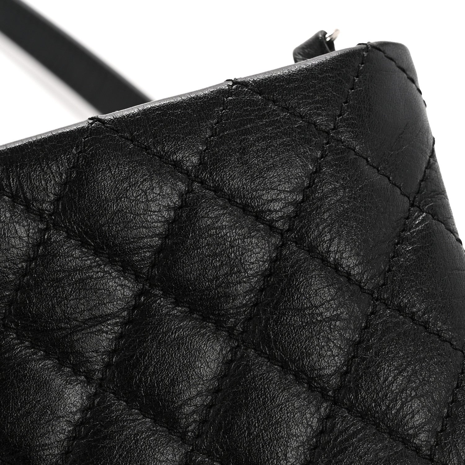 Chanel Aged Calfskin Quilted Crossbody Bag Black 14 of 14