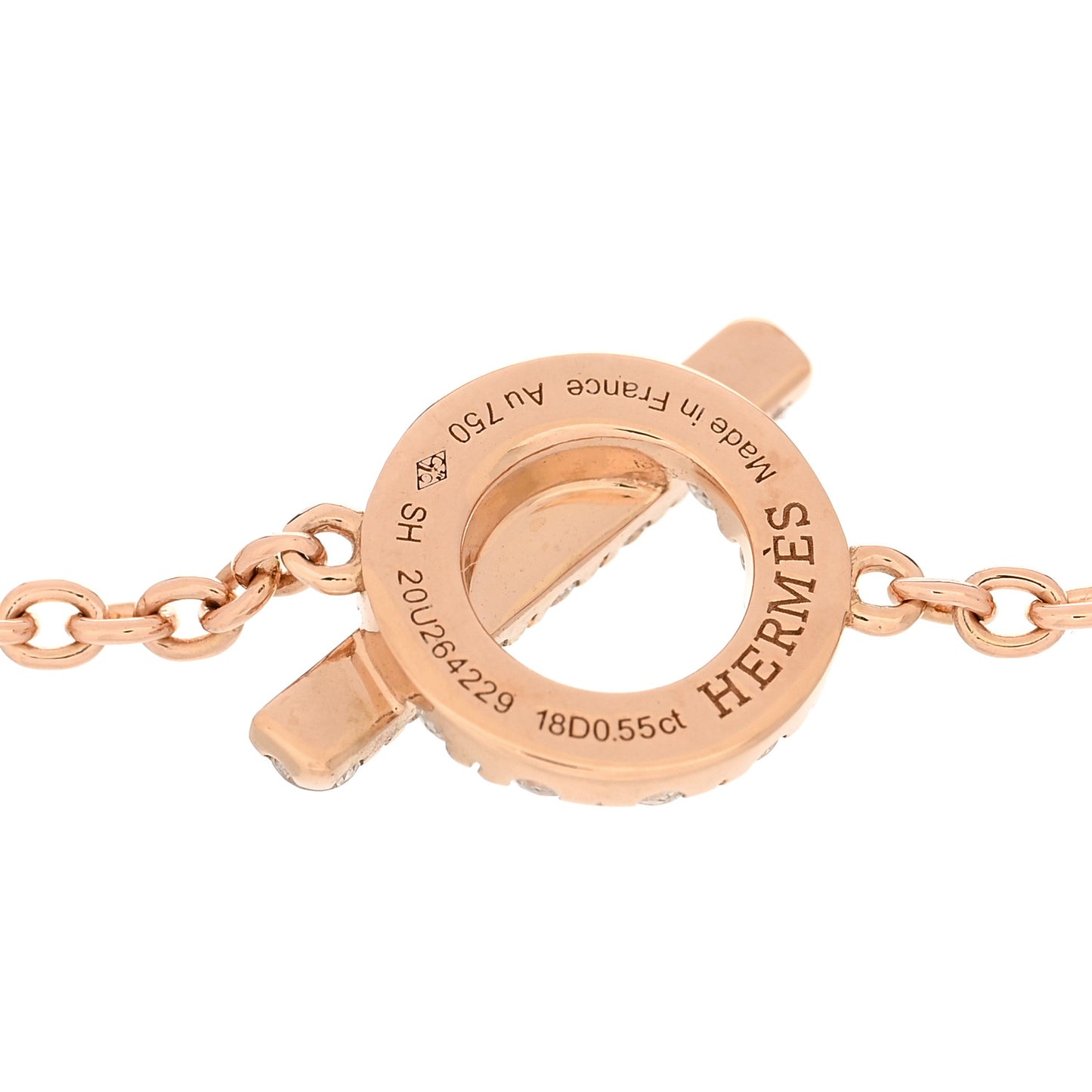 18K Rose Gold Diamond Finesse Bracelet SH