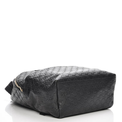 Gucci Guccissima Medium Classic Backpack Black 4 of 7