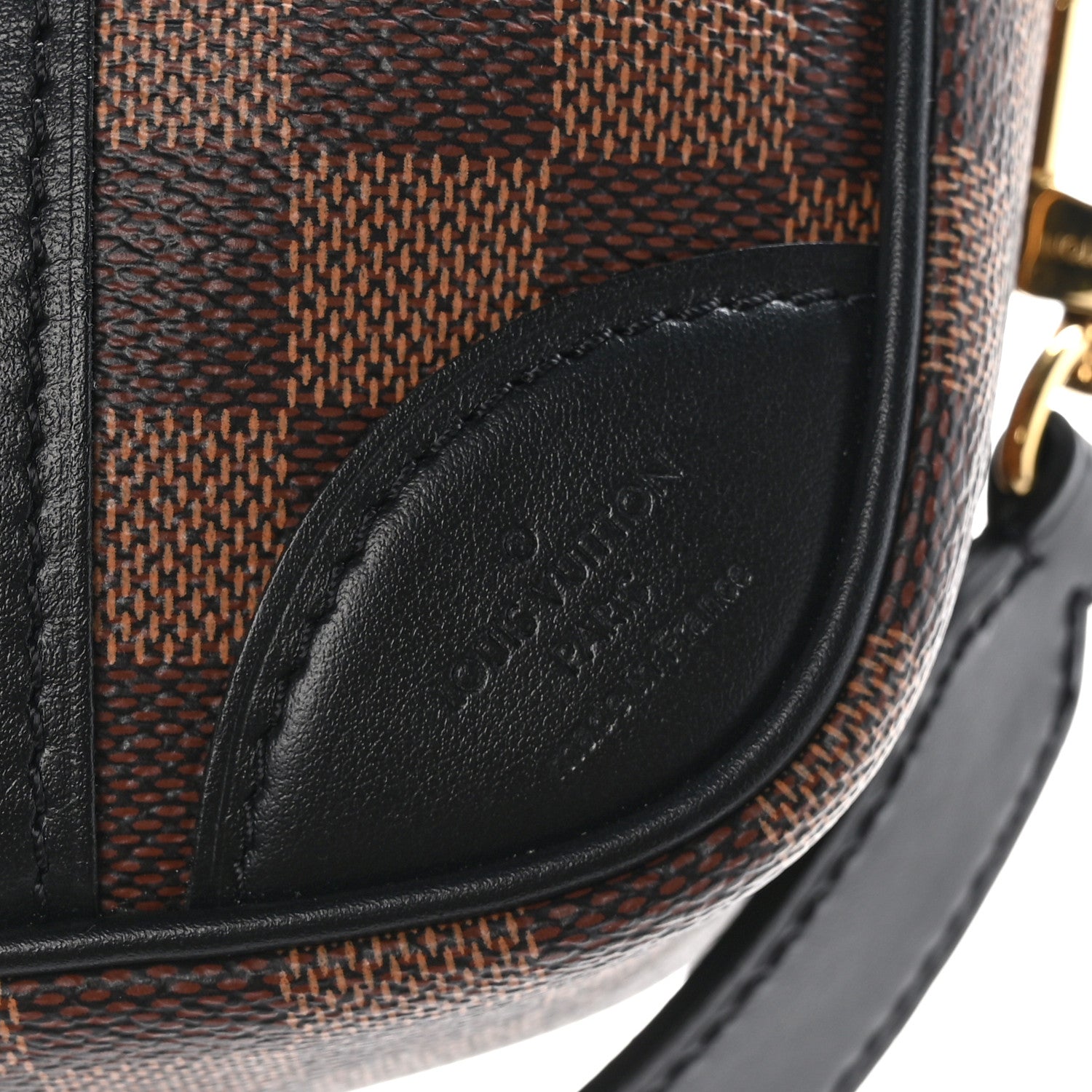 Louis Vuitton Damier Ebene Valisette Souple BB Black 6 of 9