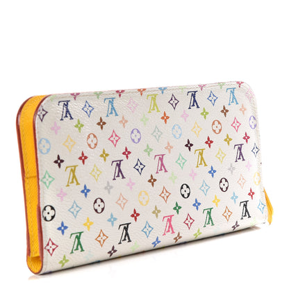 Louis Vuitton Monogram Multicolor Insolite Wallet White Citron 2 of 10
