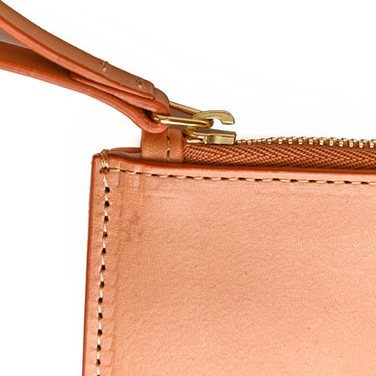 Mansur Gavriel Vegetable Tanned Calfskin Pleated Bucket Bag Camello Rosa 10 of 11