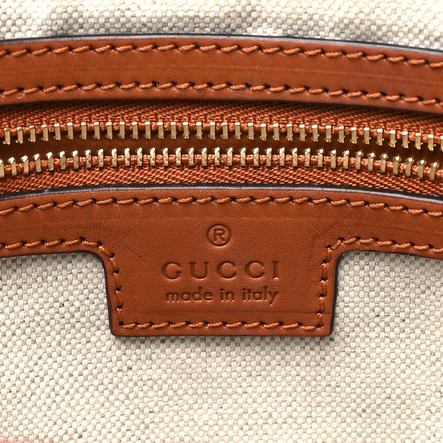 Gucci Canvas Web Medium Interlocking G Tote Bag White 6 of 10