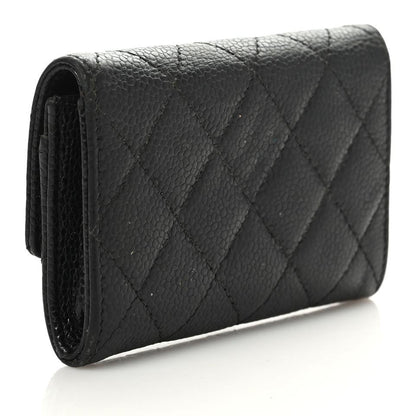 Chanel Caviar Quilted Flap Card Holder Black 3 of 7