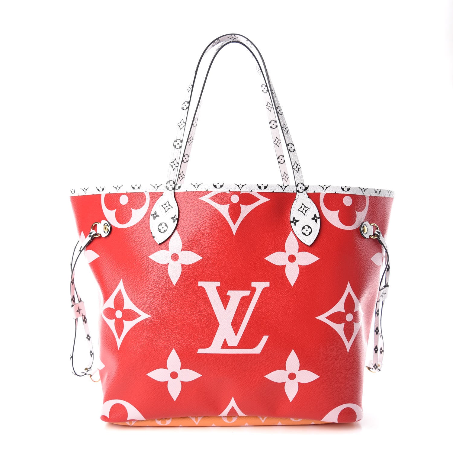 Louis Vuitton Monogram Giant Neverfull MM Rouge 3 of 11