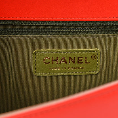 Chanel Calfskin Quilted New Medium Boy Flap Red 6 of 13