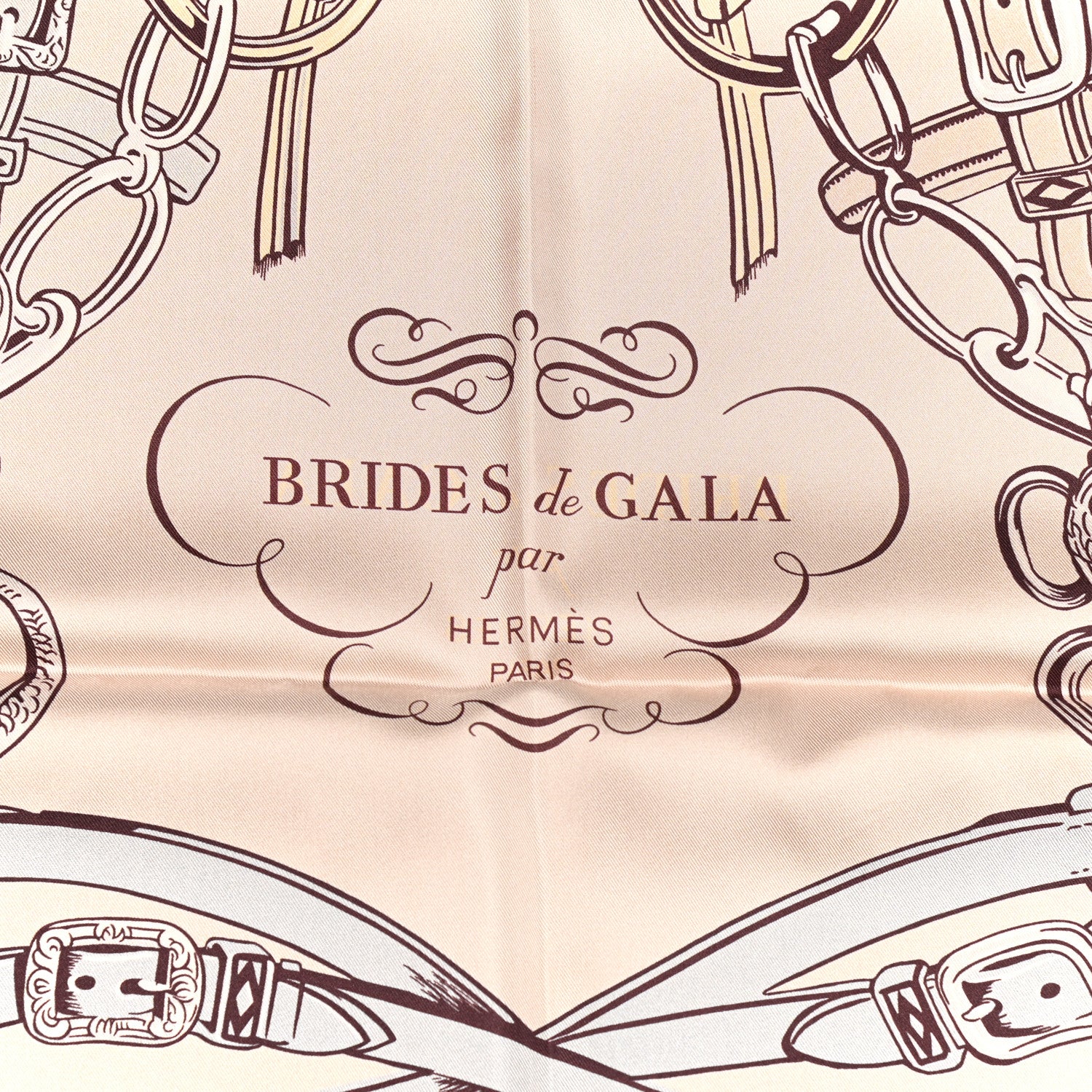 Hermes ERMES Silk Brides de Gala Double Face Scarf 90 7 of 7