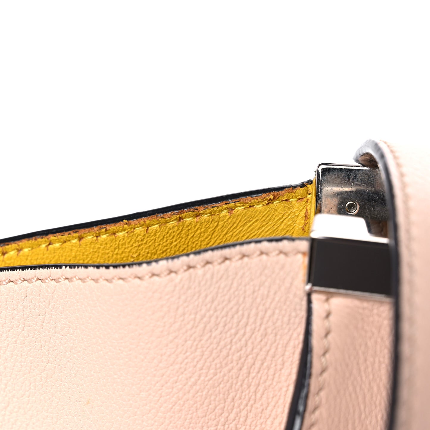 Vitello Dolce Shiny Nappa Petite 3Jours Tote Beige Chantilly
