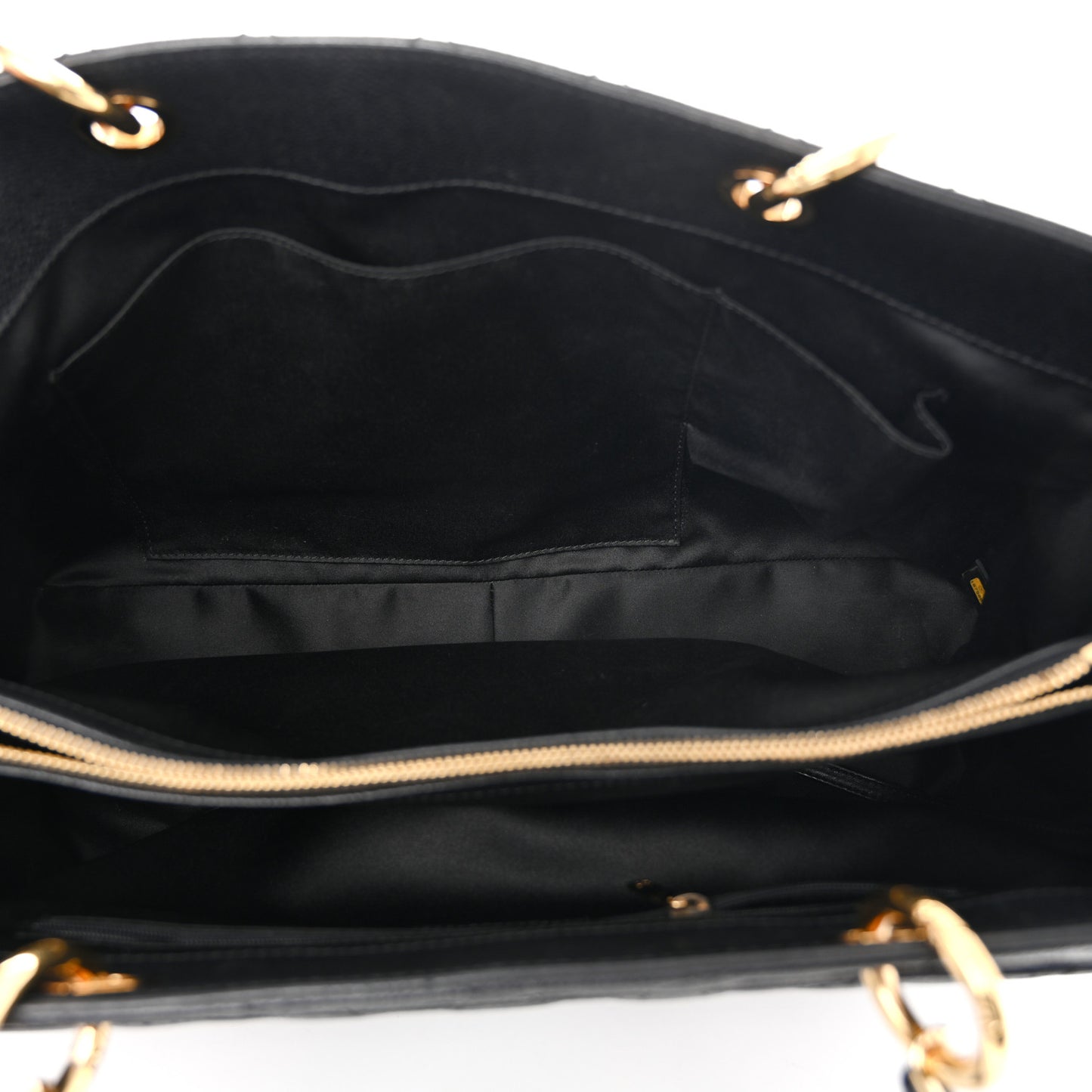 Caviar Quilted XL Grand Shopping Tote GST Black