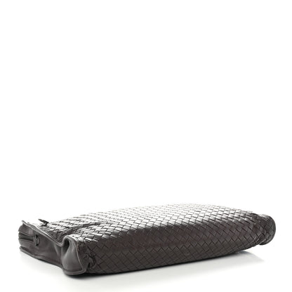 Bottega Veneta Calfskin Leggero Intrecciato Briefcase Ebano 4 of 12