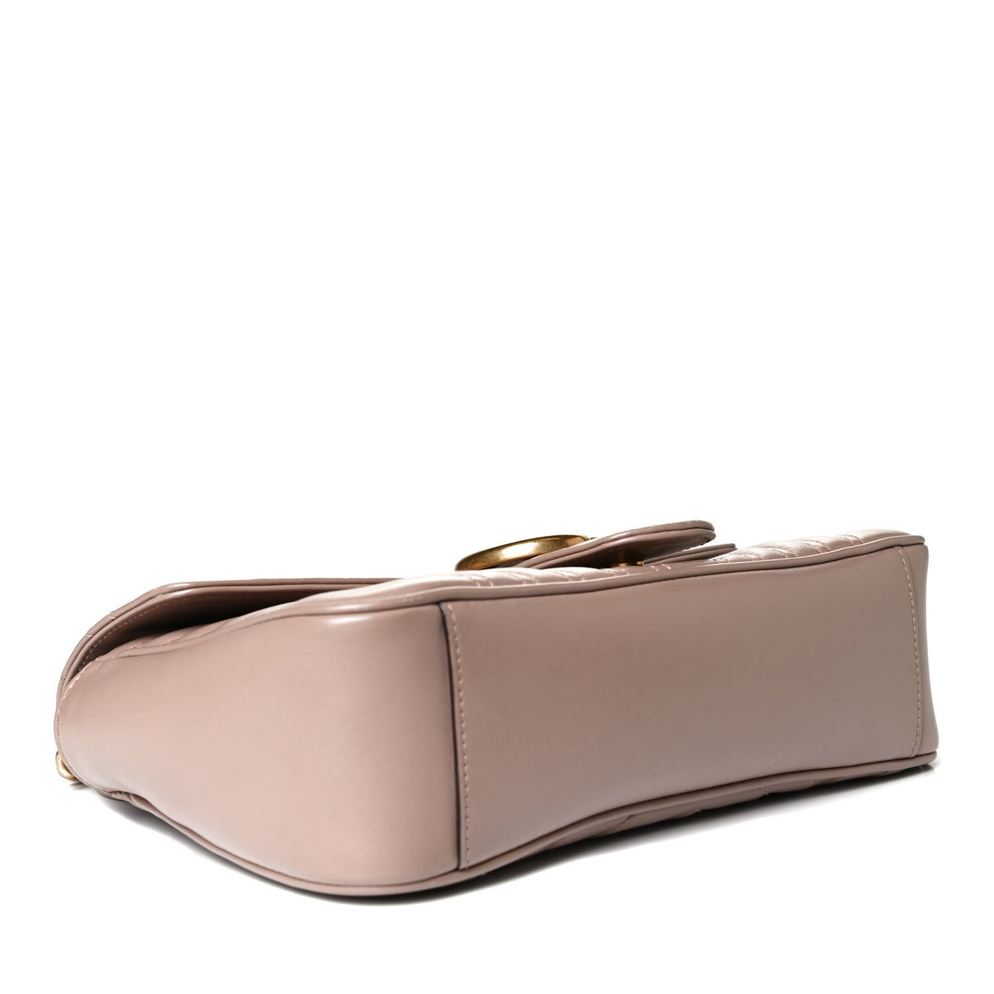 Calfskin Matelasse Small GG Marmont Shoulder Bag Porcelain Rose
