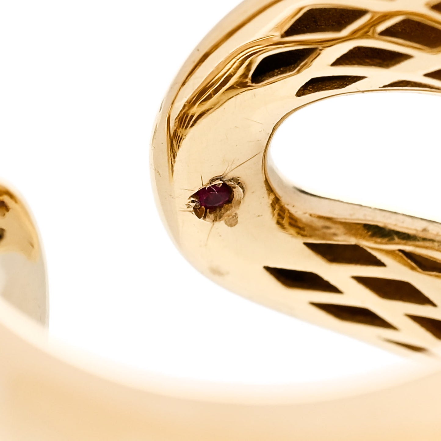 18K Yellow Gold Double Band Ring 54 6.75