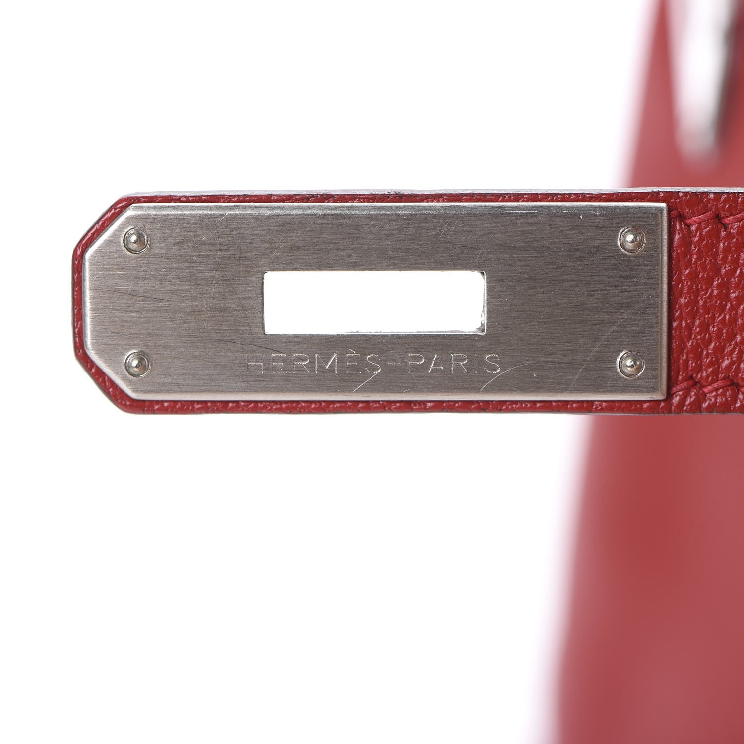 Hermes Chevre Mysore Horseshoe Kelly Retourne 28 Rouge Garance Bleu Obscur 19 of 38