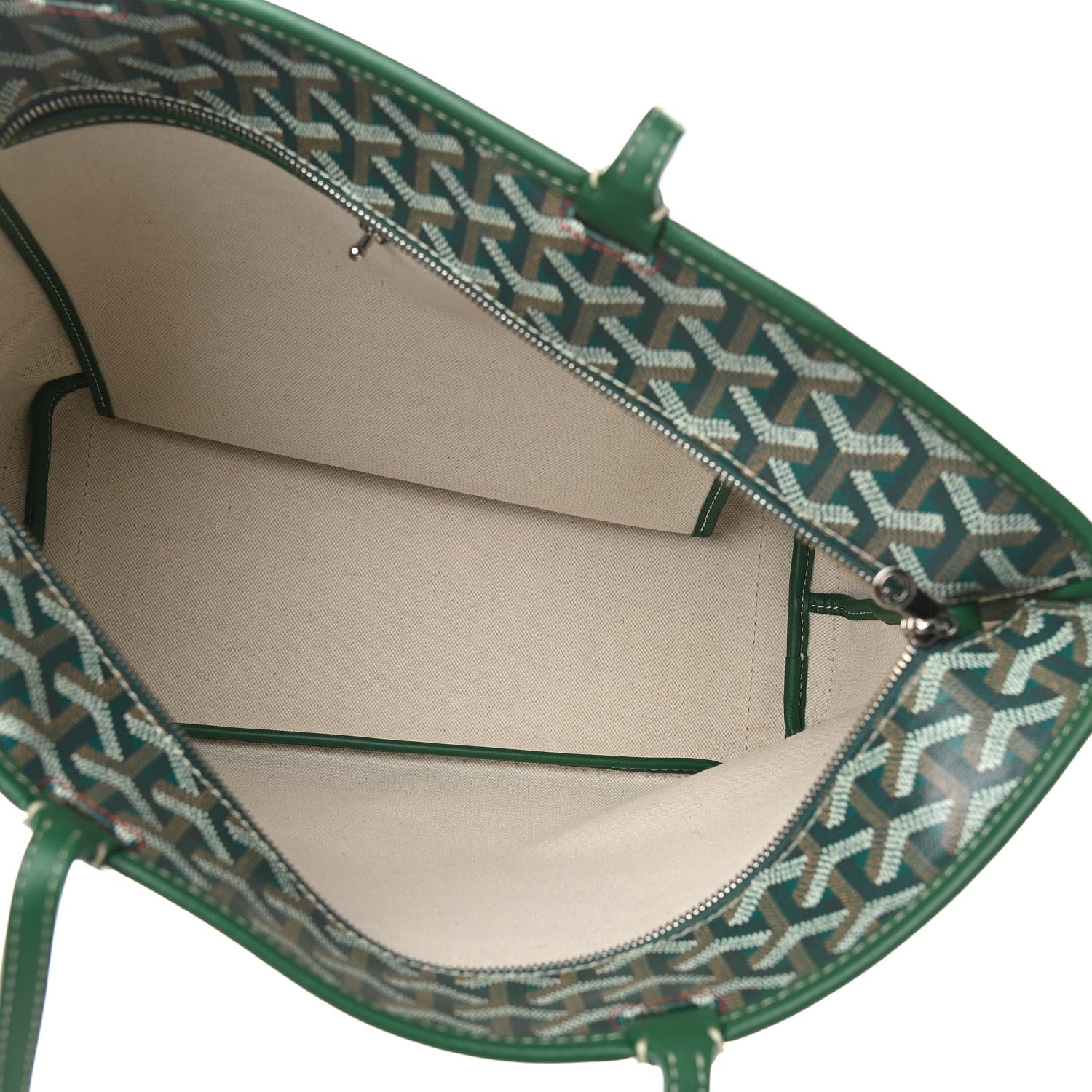 Goyard Goyardine Artois PM Green 5 of 9