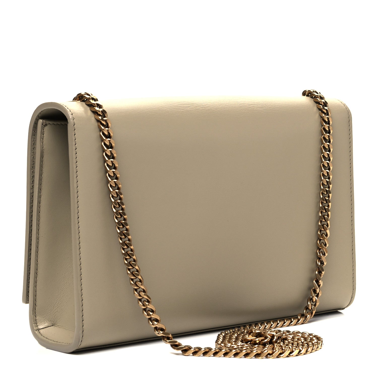 Saint Laurent Smooth Calfskin Medium Classic Monogram Kate Tassel Satchel Nude Powder 2 of 8
