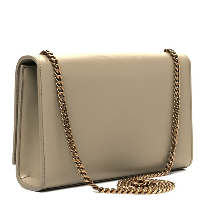Saint Laurent Smooth Calfskin Medium Classic Monogram Kate Tassel Satchel Nude Powder 2 of 8