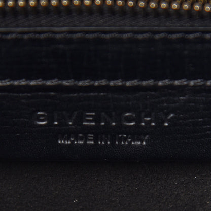 Givenchy Textured Calfskin Mini Pandora Box Chain Crossbody Bag Black 6 of 9