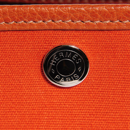 Hermes Toile Negonda Garden Party 30 TPM Orange 7 of 14