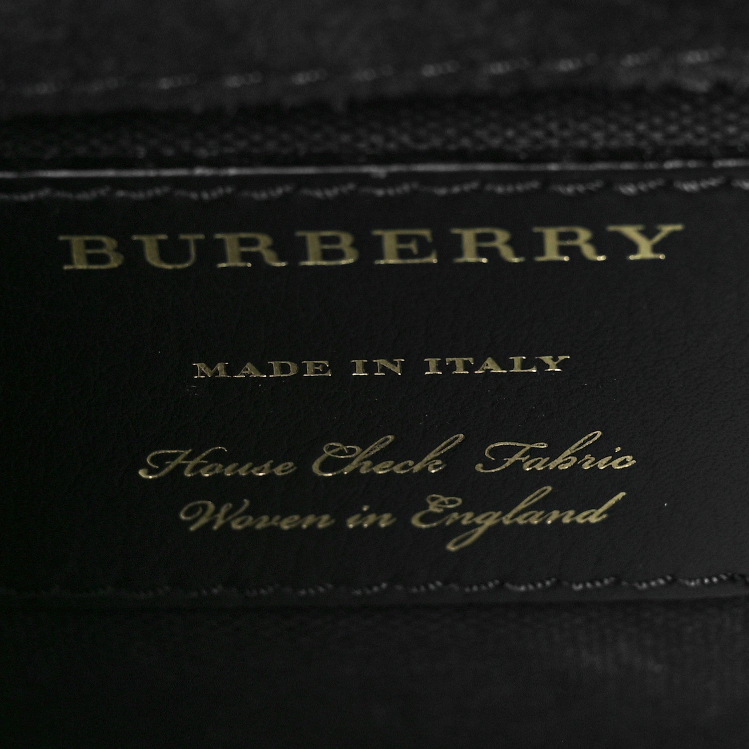 Burberry Derby Calfskin House Check Small Macken Crossbody Bag Black 6 of 10
